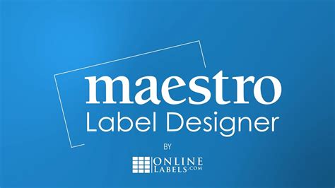 Maestro Label Designer Label Templates Business Tools Ideas & Inspiration. . Maestro online label